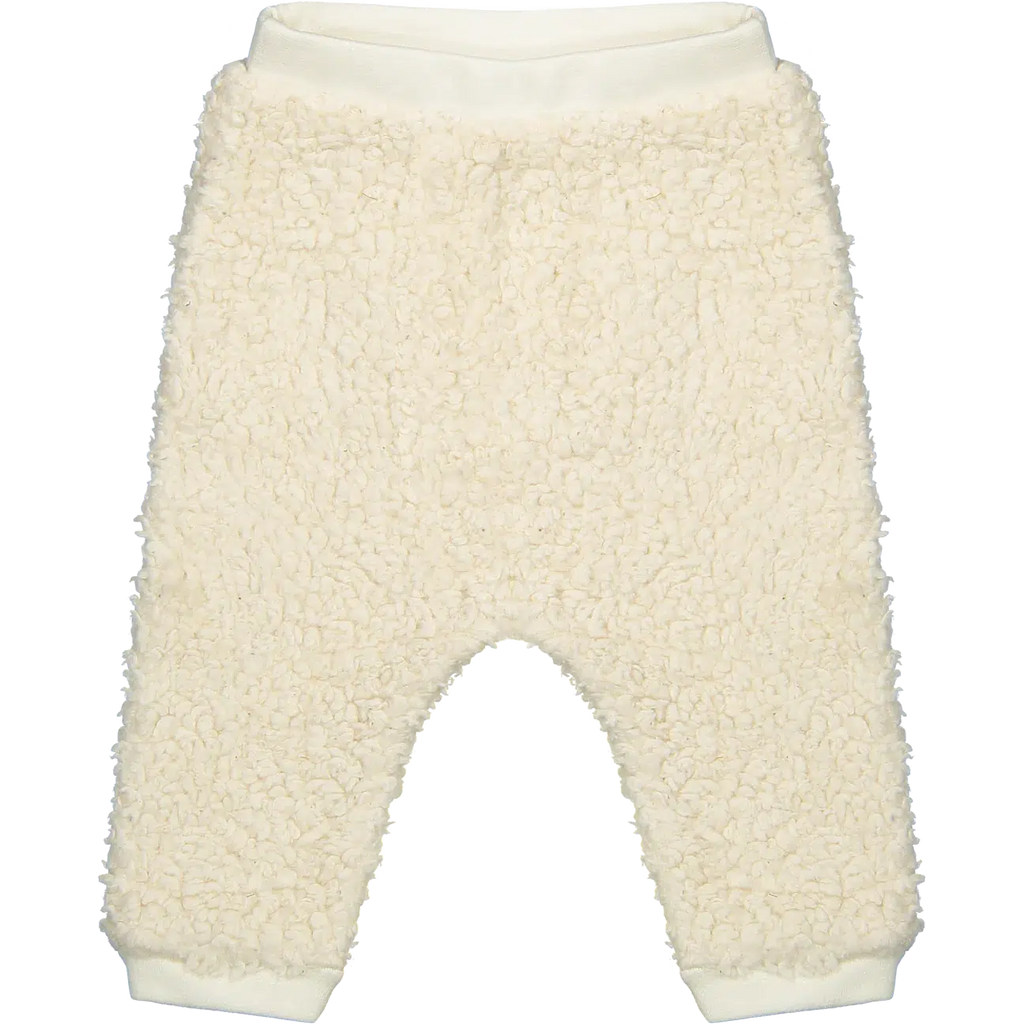 Riffle Amsterdam - Organic Jogger Pant - Cream Sherpa-Bottoms-3-6M (62)-Posh Baby