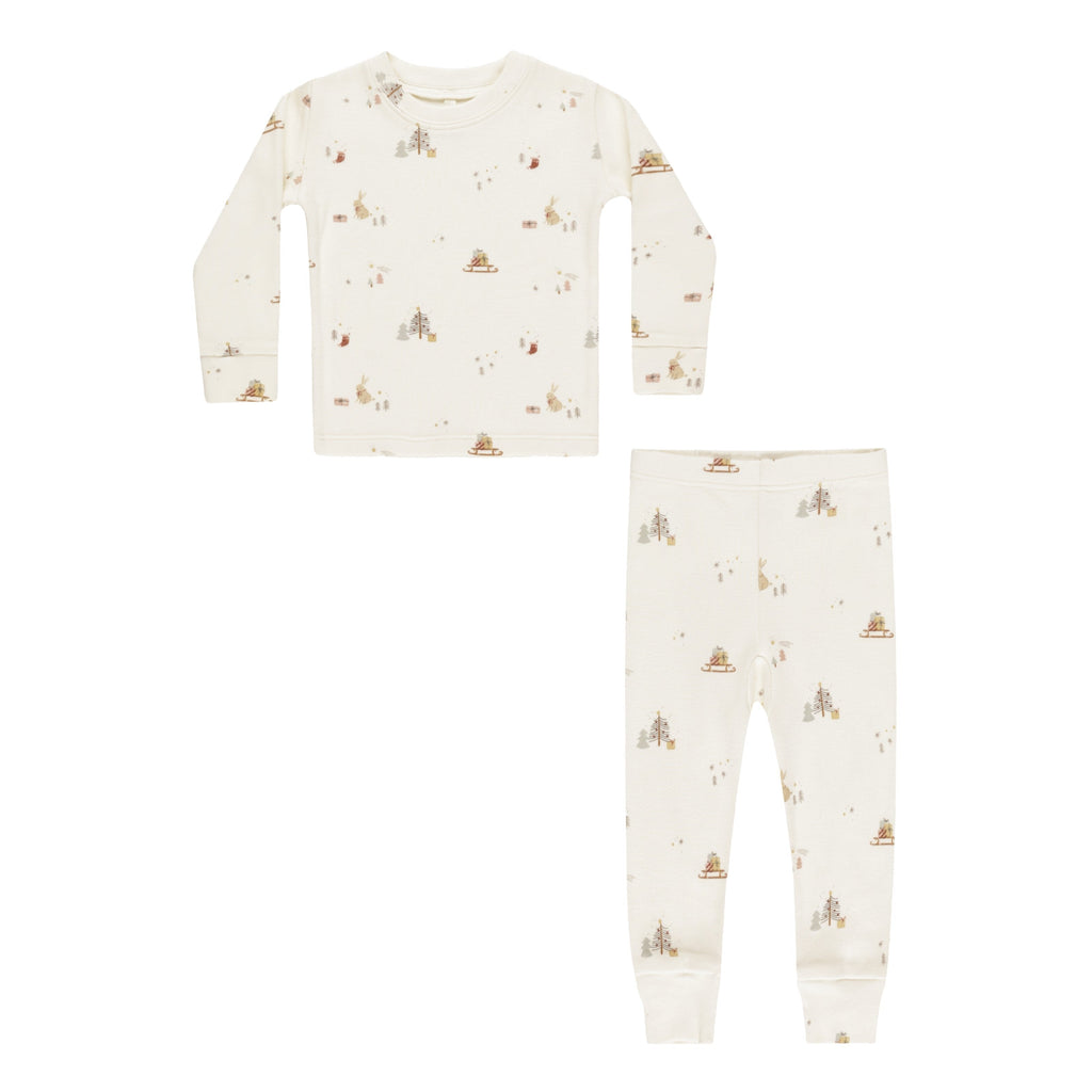 Rylee + Cru - Long Sleeve Pajama Set - Presents-Pajama Sets-6-12M-Posh Baby