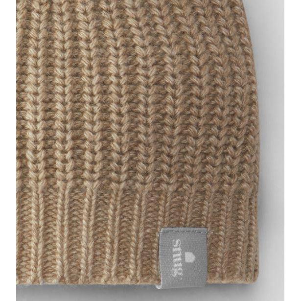 Snug (Portugal) - Merino Cashmere Knit Beanie - Taupe-Hats-12-24M-Posh Baby