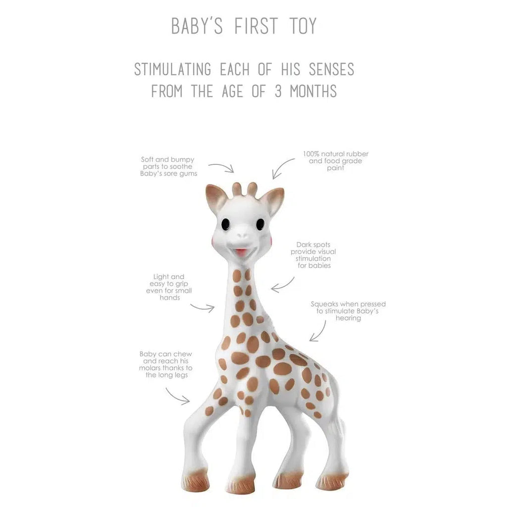 Sophie The Giraffe - From France-Rattles + Teething Toys-Posh Baby