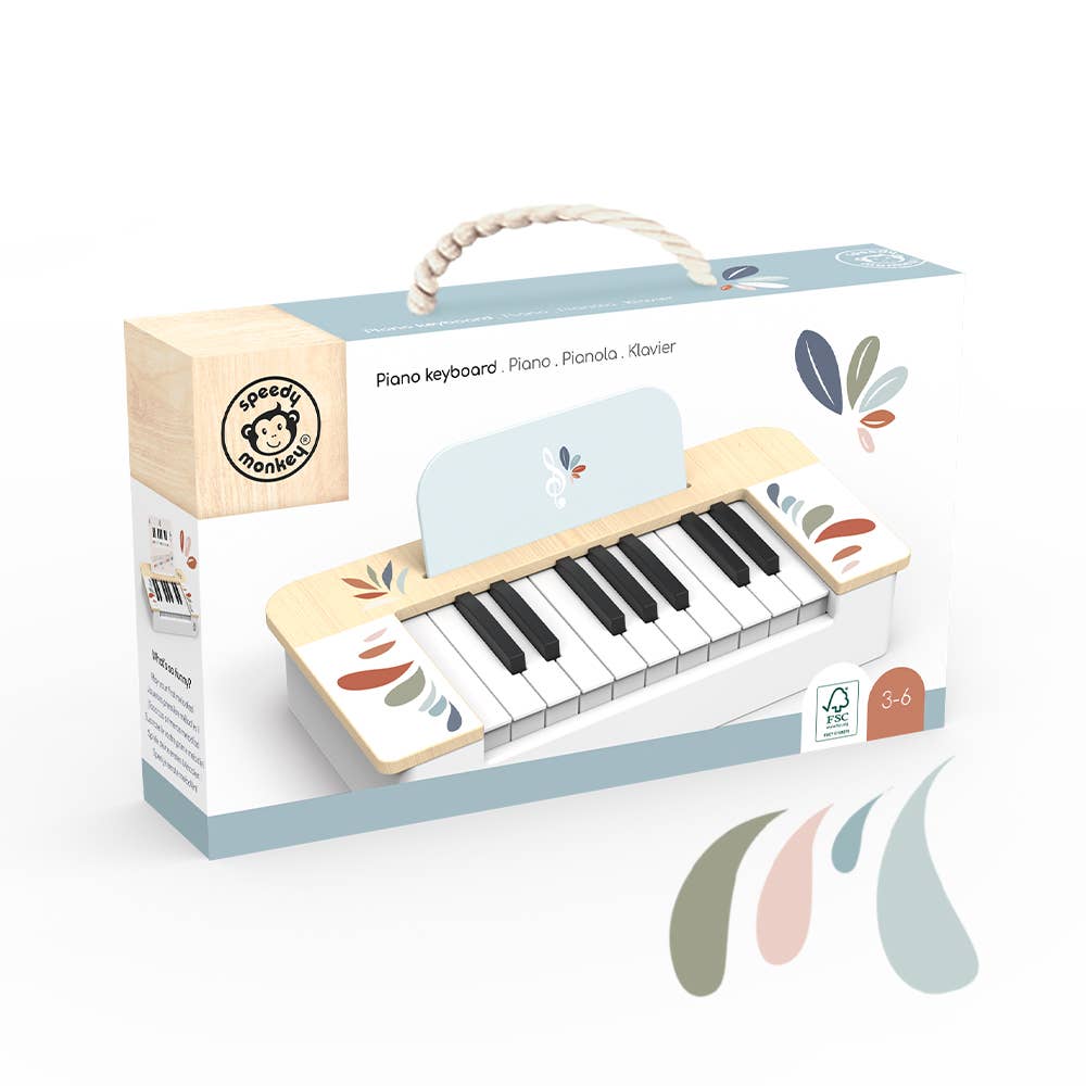 Speedy Monkey - Piano Keyboard-Musical Toys-Posh Baby