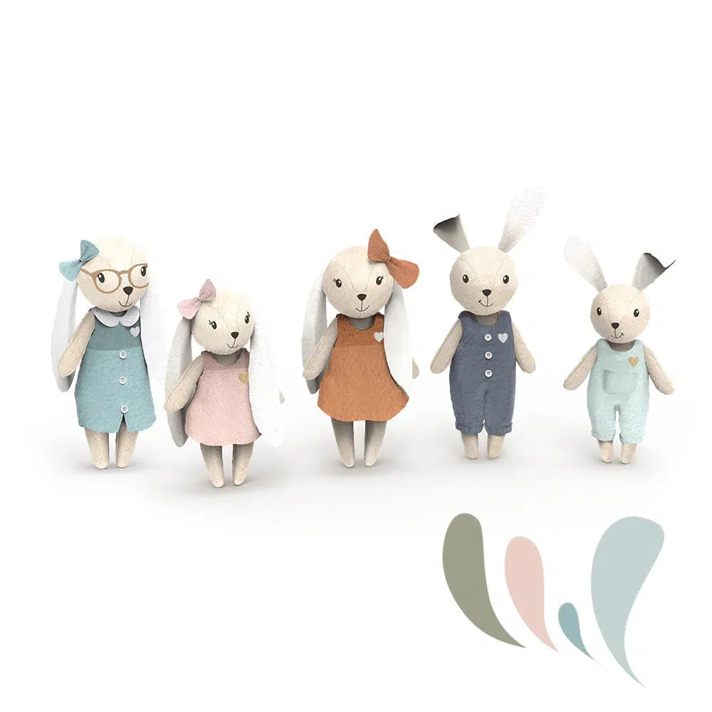 Speedy Monkey - Rabbit Family-Interactive-Posh Baby