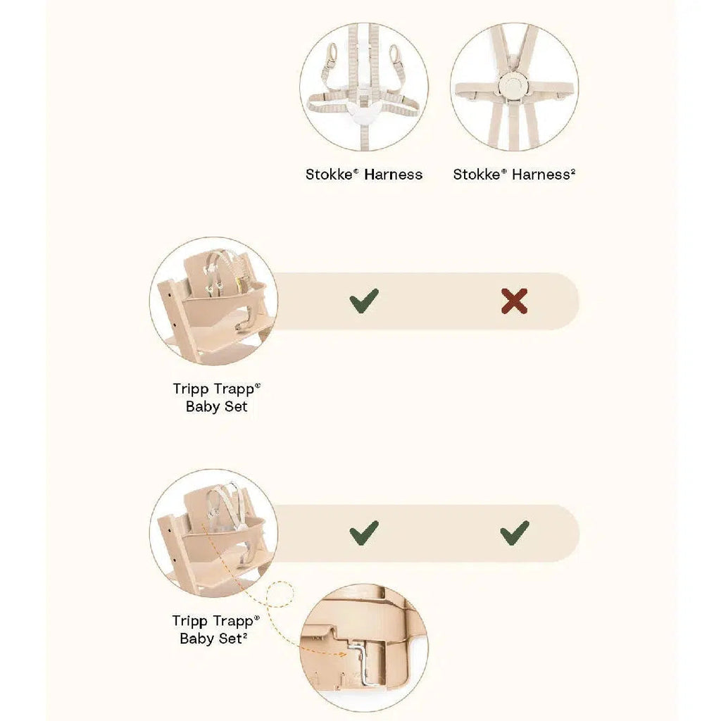 Stokke - Tripp Trapp Baby Set² - Black-Tripp Trapp BabySets-Posh Baby