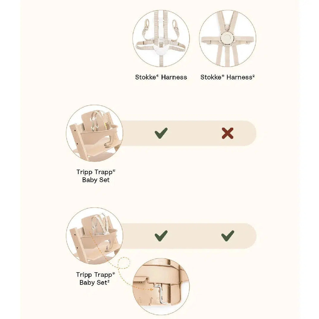 Stokke - Tripp Trapp Baby Set² - Glacier Green-Tripp Trapp Baby Sets-Posh Baby