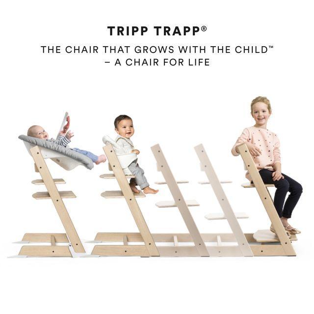grey stokke high chair Stokke - Tripp Trapp Chair & Baby Set² Bundle