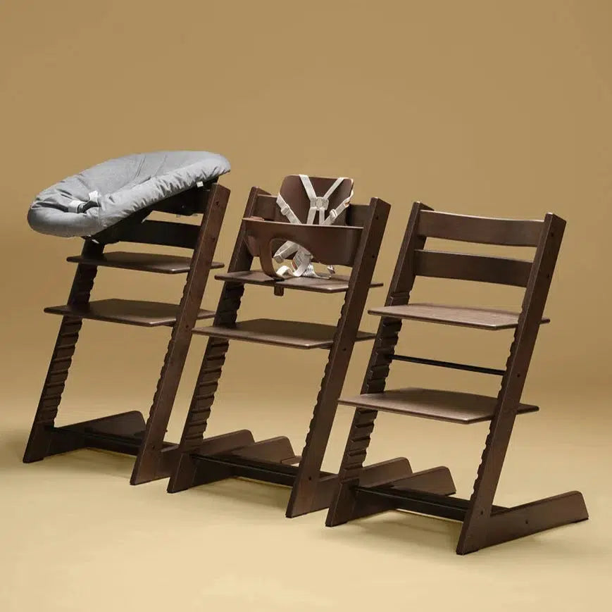 Stokke - Tripp Trapp Chair + Baby Set² Bundle - Oak Warm Brown-Tripp Trapp High Chair Bundles-Posh Baby