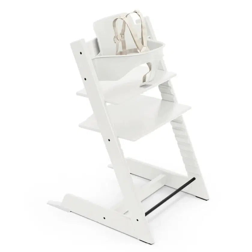 Stokke Tripp Trapp Chair & Baby Set2 Bundle - White