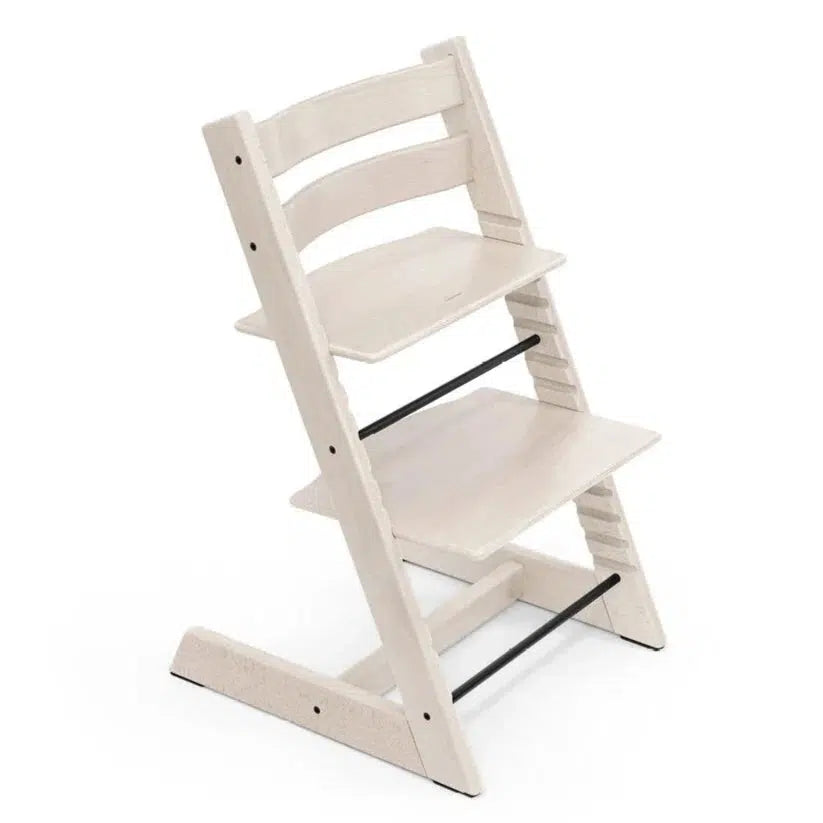 Stokke - Tripp Trapp Chair + Baby Set² Bundle - Whitewash-Tripp Trapp High Chair Bundles-Posh Baby