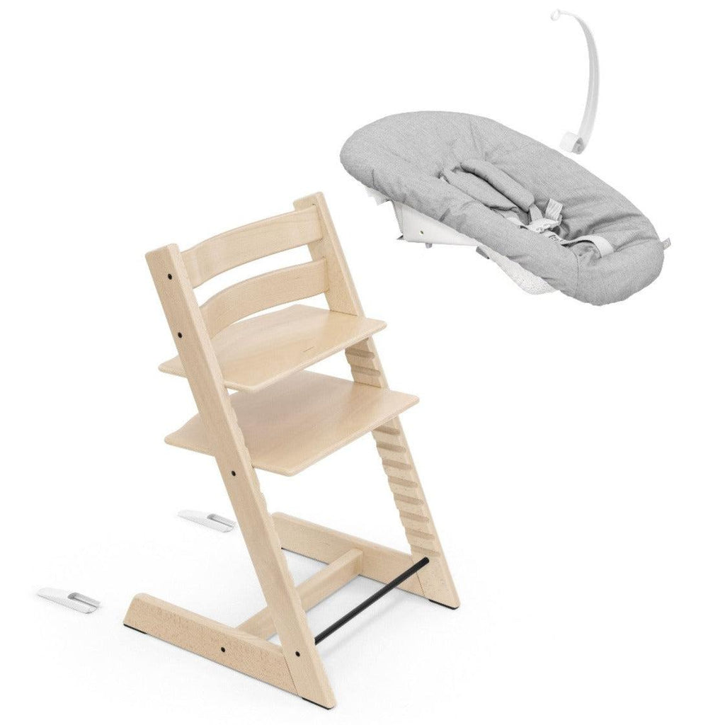 Stokke - Tripp Trapp Chair² + Newborn Set Bundle - Natural-Tripp Trapp Newborn Bundles-Posh Baby