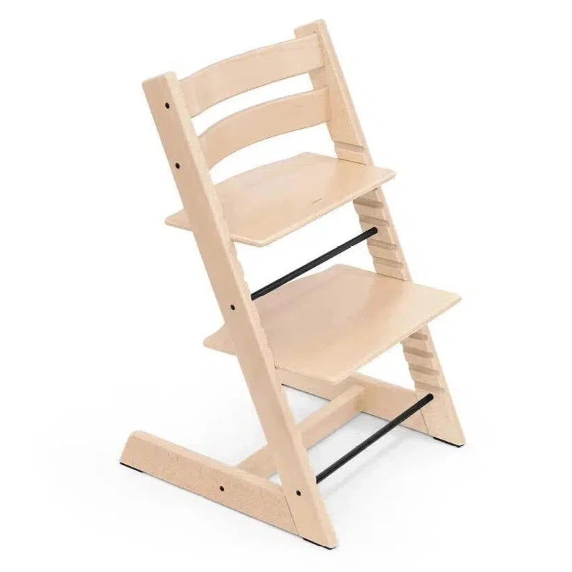 Stokke - Tripp Trapp High Chair² + Cushion² + Tray - Natural with Glacier Green-Tripp Trapp High Chair Complete Bundles-Posh Baby