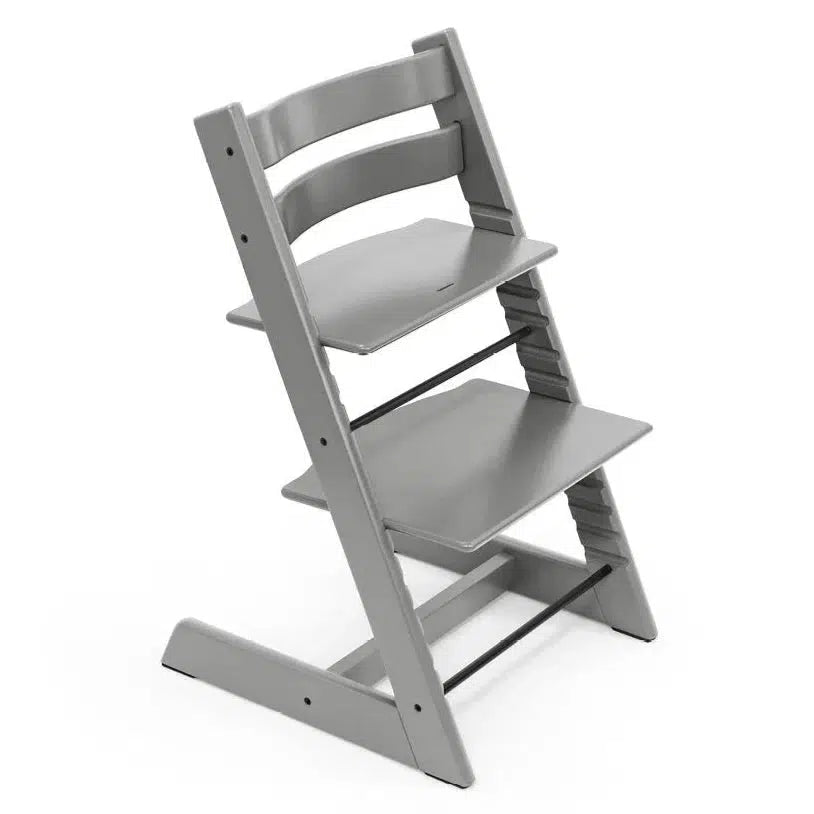 Stokke - Tripp Trapp High Chair² + Cushion² + Tray - Storm Grey with Nordic Grey-Tripp Trapp High Chair Complete Bundles-Posh Baby