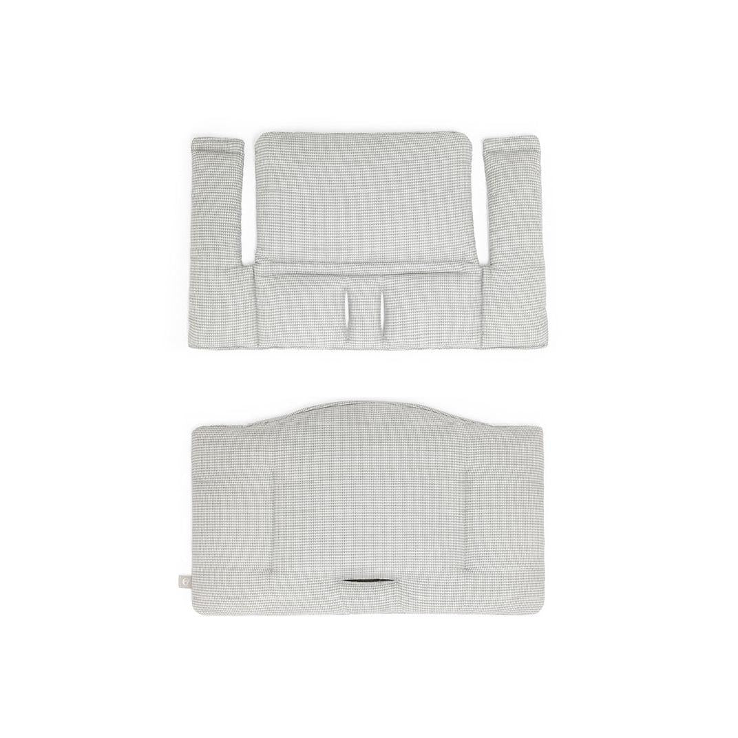 stokke tripp trapp high chair complete - natural/nordic cushion/white tray Stokke Tripp Trapp High Chair² with Cushion Tray and Newborn Set, Natural + Anthracite Cushion, White Tray, Newborn Set
