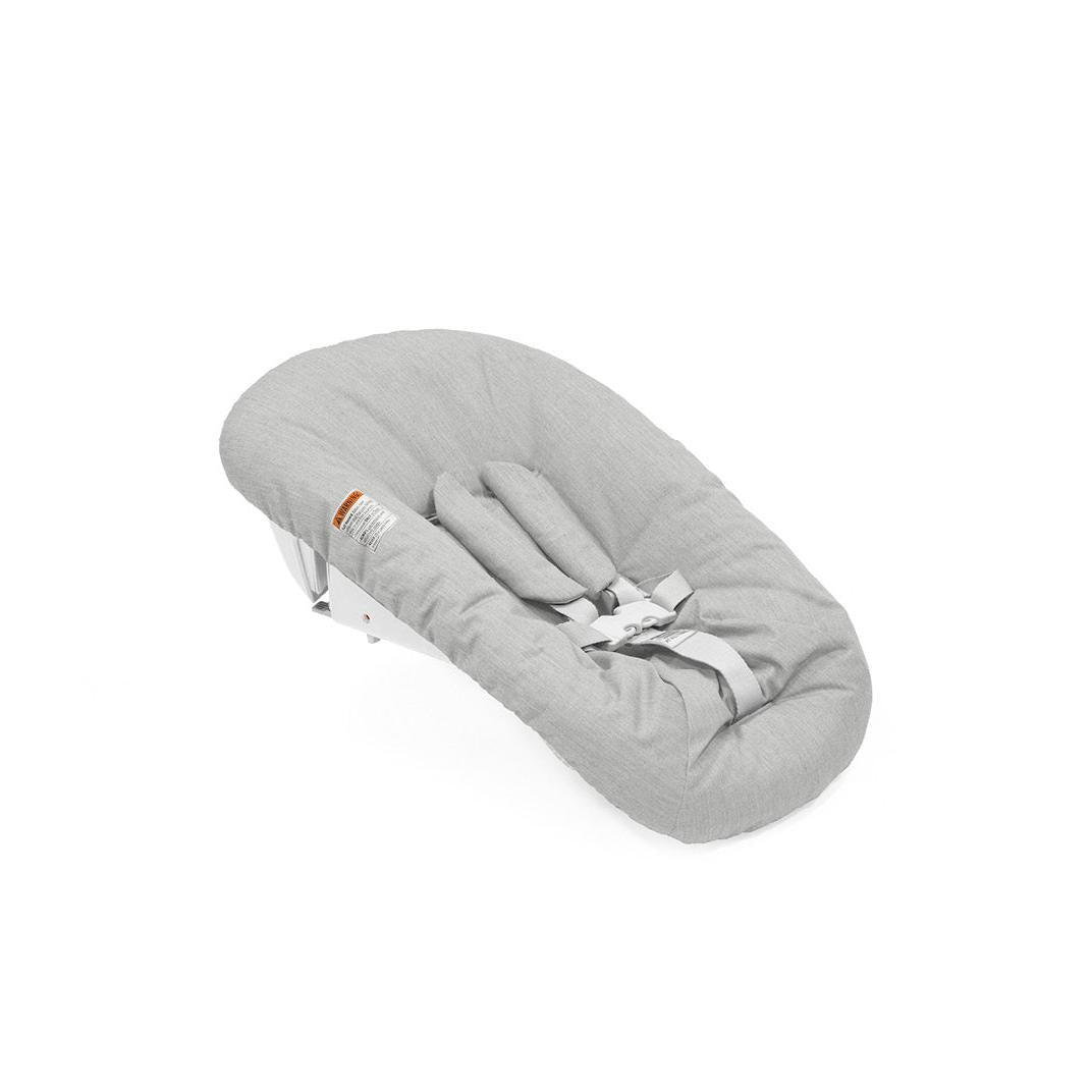 stokke tripp trapp high chair complete - natural/nordic cushion/white tray Stokke Tripp Trapp High Chair² with Cushion Tray and Newborn Set, Natural + Anthracite Cushion, White Tray, Newborn Set