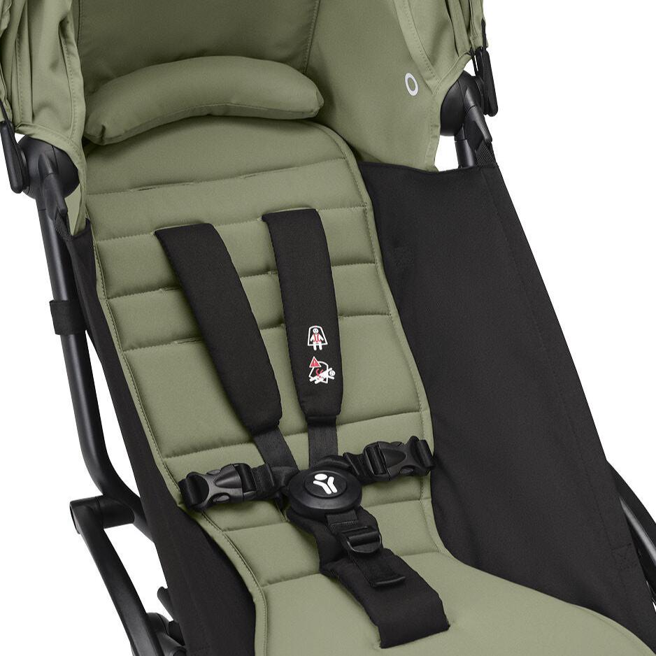 Stokke - YOYO 3 Stroller 6+ - Black Frame + Olive-Lightweight + Travel Strollers-Posh Baby