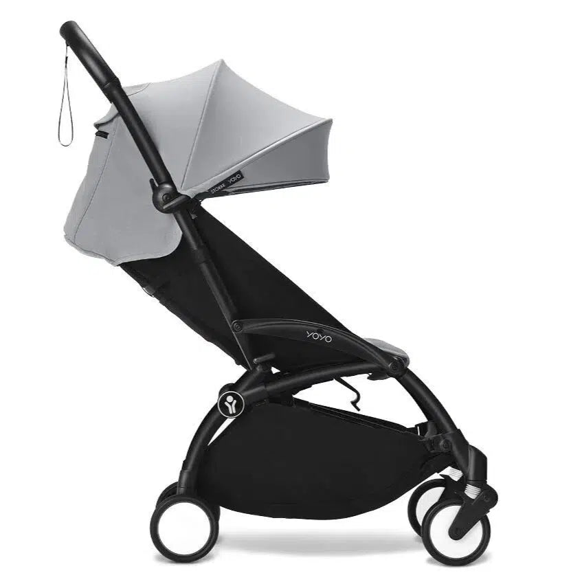 Stokke - YOYO 3 Stroller 6+ - Black Frame + Stone-Lightweight + Travel Strollers-Posh Baby