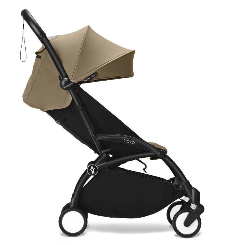 Stokke - YOYO 3 Stroller 6+ - Black Frame + Toffee-Lightweight + Travel Strollers-Posh Baby