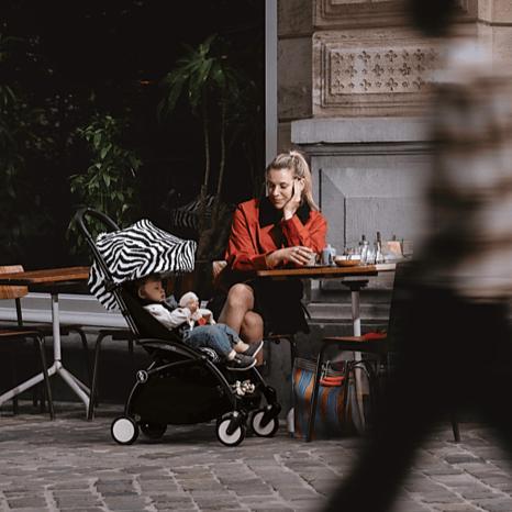 Stokke YOYO3 Stroller Black Frame + Zebra | Posh Baby