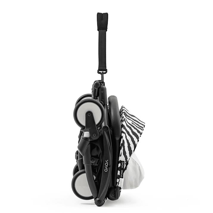 Stokke YOYO3 Stroller Black Frame + Zebra | Posh Baby Stokke YOYO3 Stroller Black Frame + Zebra | Posh Baby