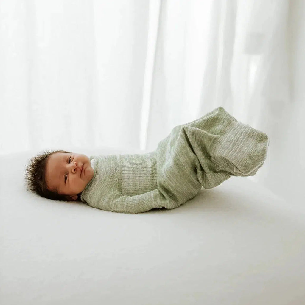 Swaddelini - Bamboo Swaddle Sleep Sack - Mint-2-in-1 Swaddles-Small (6-12lbs)-Posh Baby