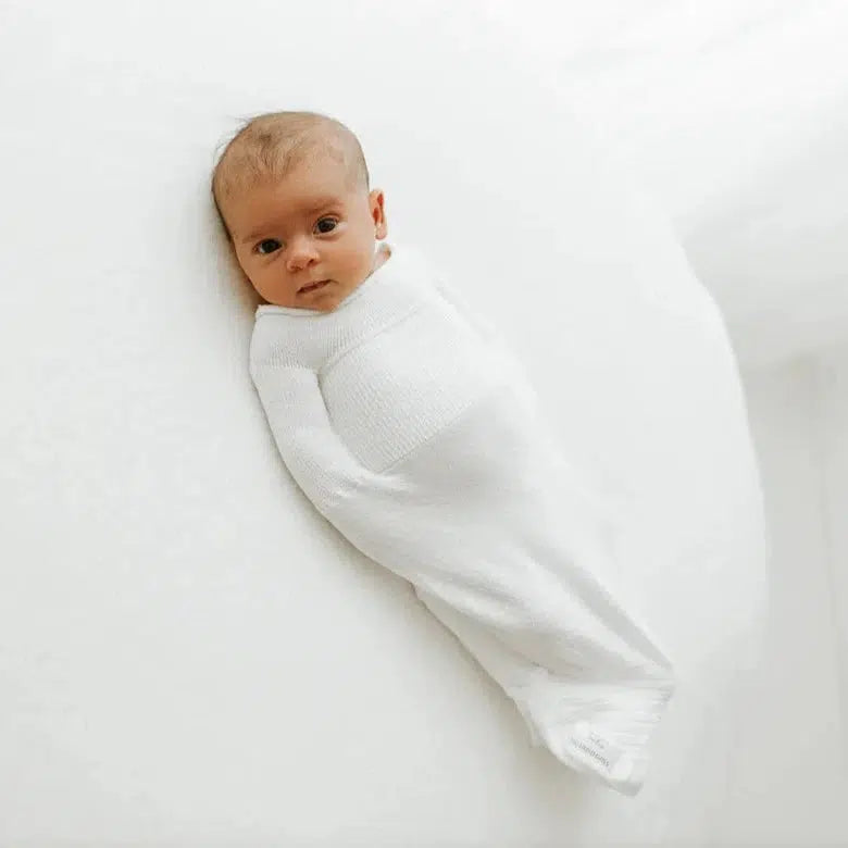 Swaddelini - Preemie Swaddle Sleep Sack - White-2-in-1 Swaddles-Preemie-Posh Baby