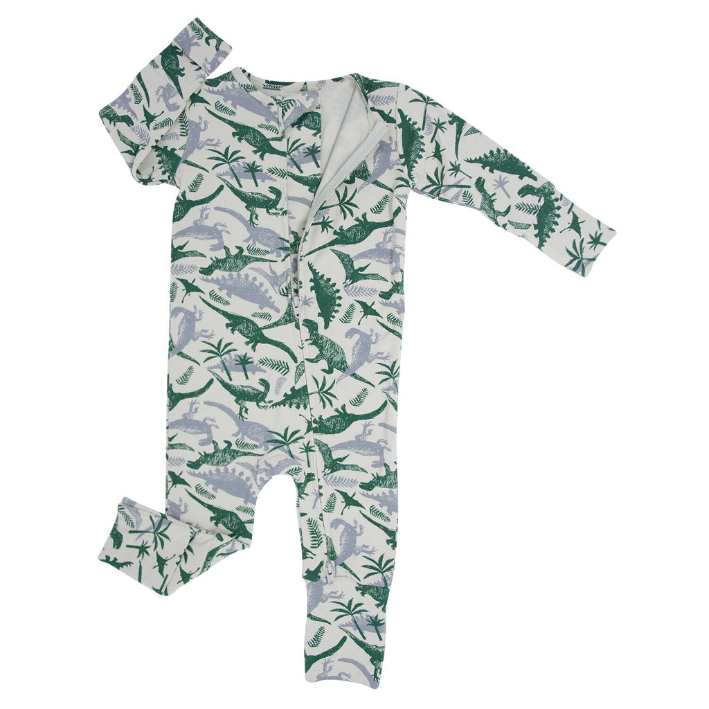 Sweet Bamboo - Convertible Romper - Benny Boy-Footies + Rompers (Basic)-0-3M-Posh Baby