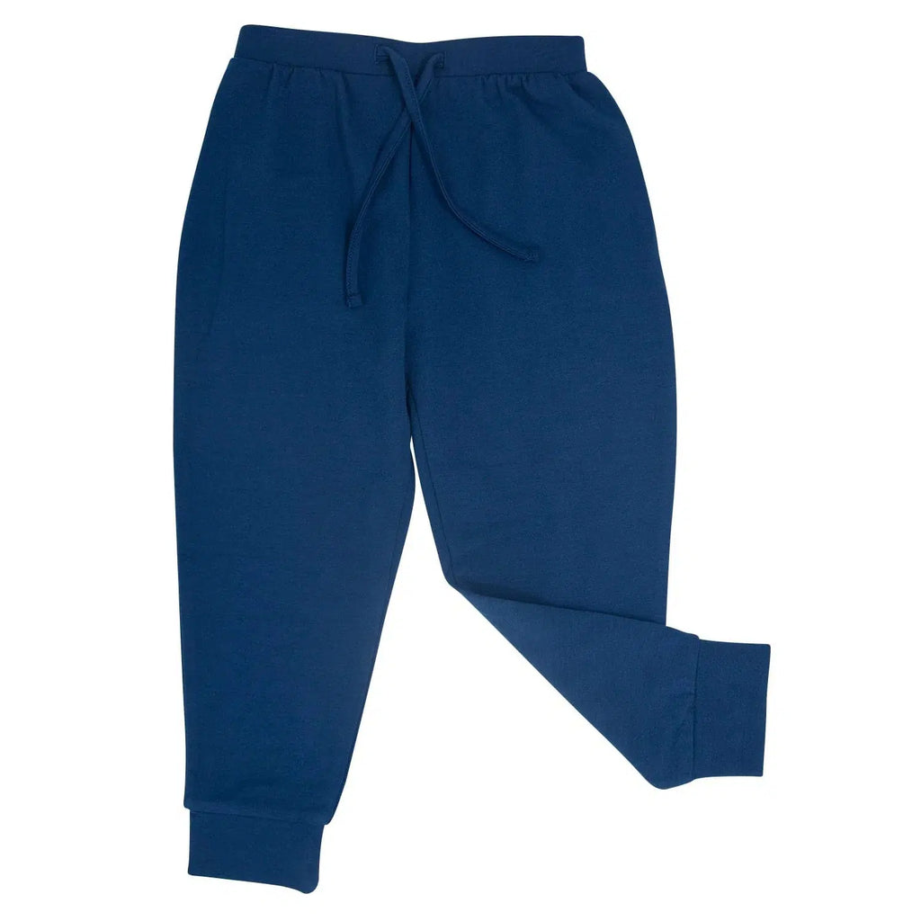 Sweet Bamboo - Crew Neck Jogger Set - Captain Blue-Sets-12-18M-Posh Baby