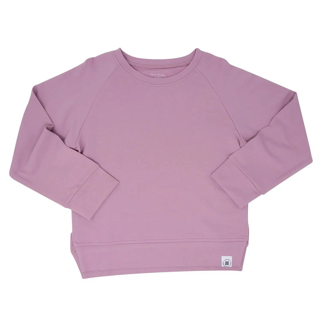 Sweet Bamboo - Crew Neck Jogger Set - Petunia Pink-Sets-12-18M-Posh Baby