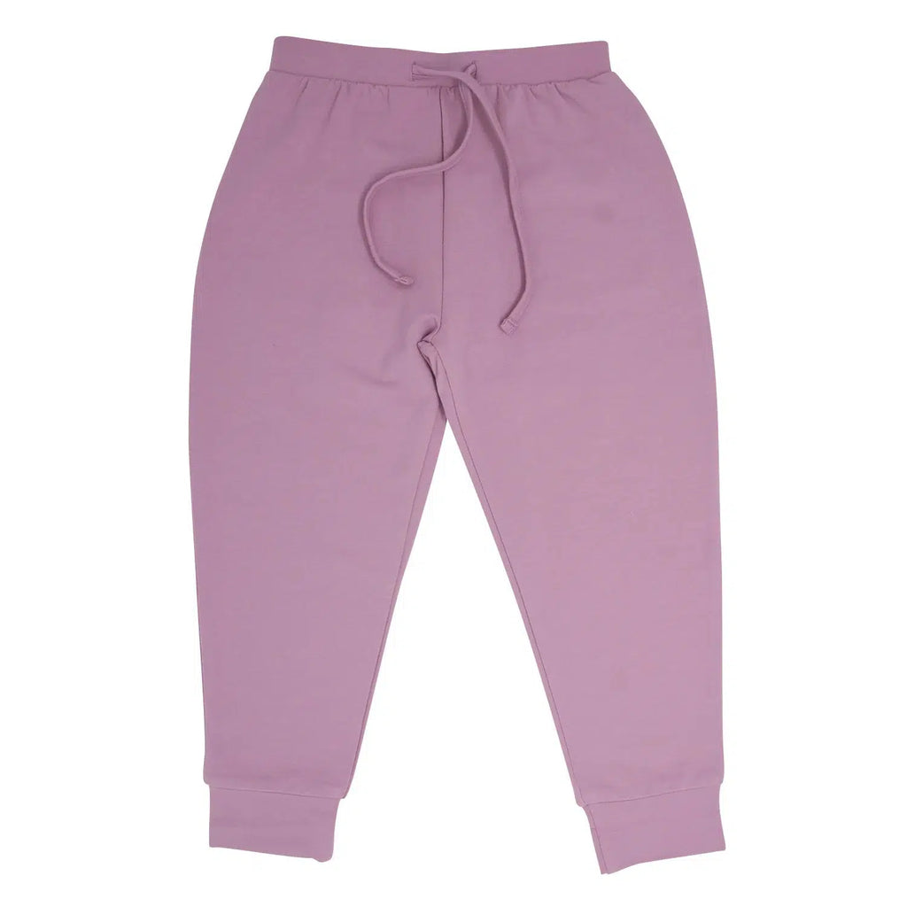 Sweet Bamboo - Crew Neck Jogger Set - Petunia Pink-Sets-12-18M-Posh Baby