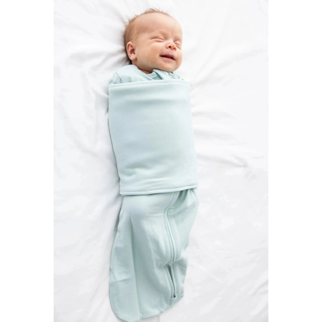 The Butterfly Swaddle - Preemie - Sage Green-2-in-1 Swaddles-Preemie-Posh Baby