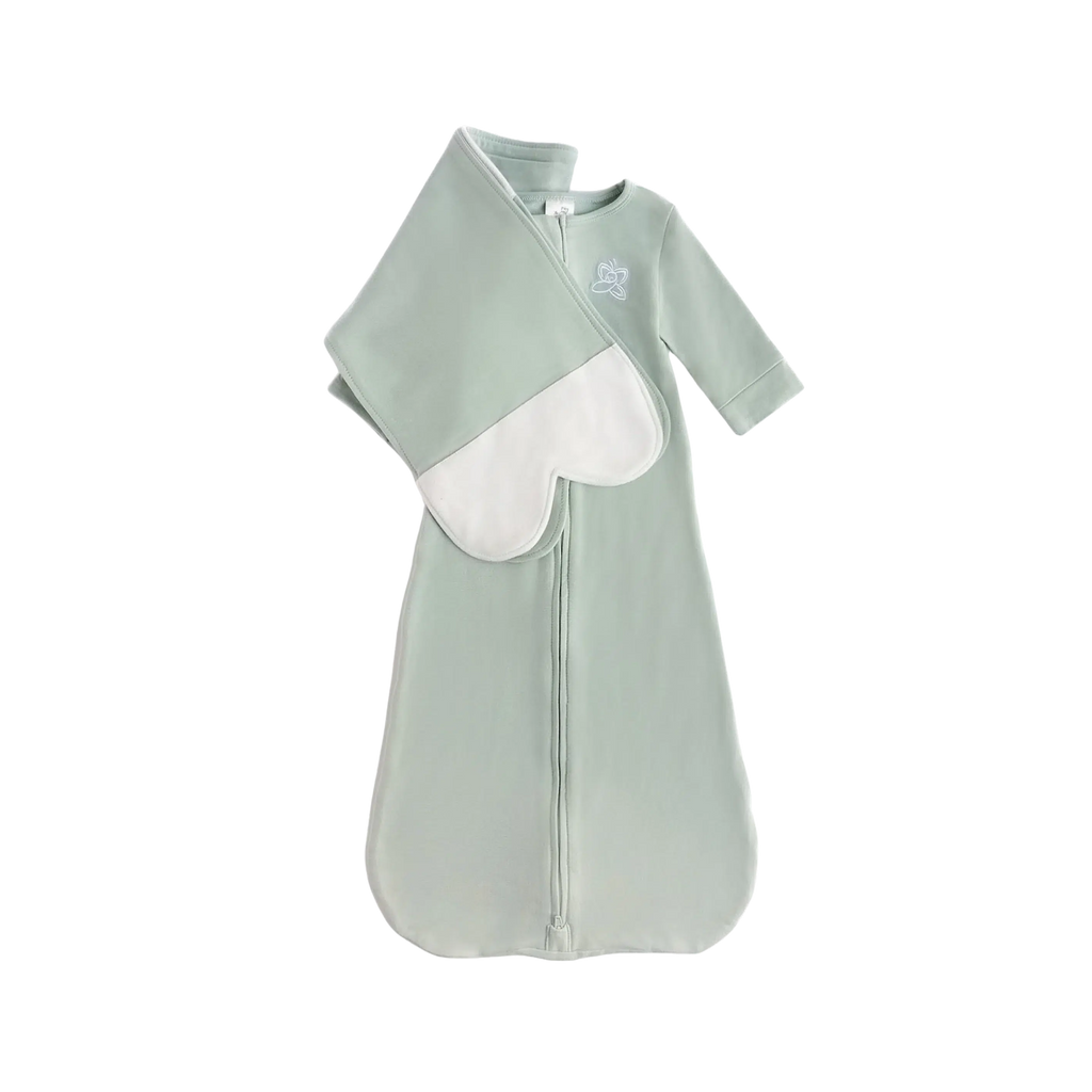 The Butterfly Swaddle - Preemie - Sage Green-2-in-1 Swaddles-Preemie-Posh Baby