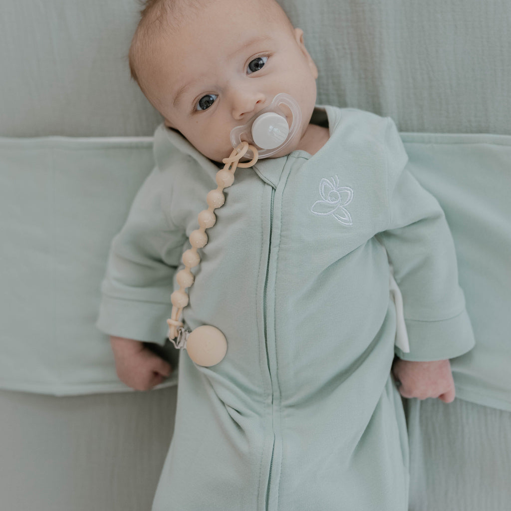 The Butterfly Swaddle - Sage Green-2-in-1 Swaddles-S (7-12 lbs)-Posh Baby