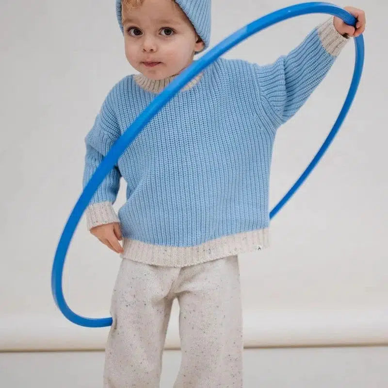 The New Chapter - Organic Knit Sweater + Pant Set - Funfetti-Sets-12-24M (86-92)-Posh Baby