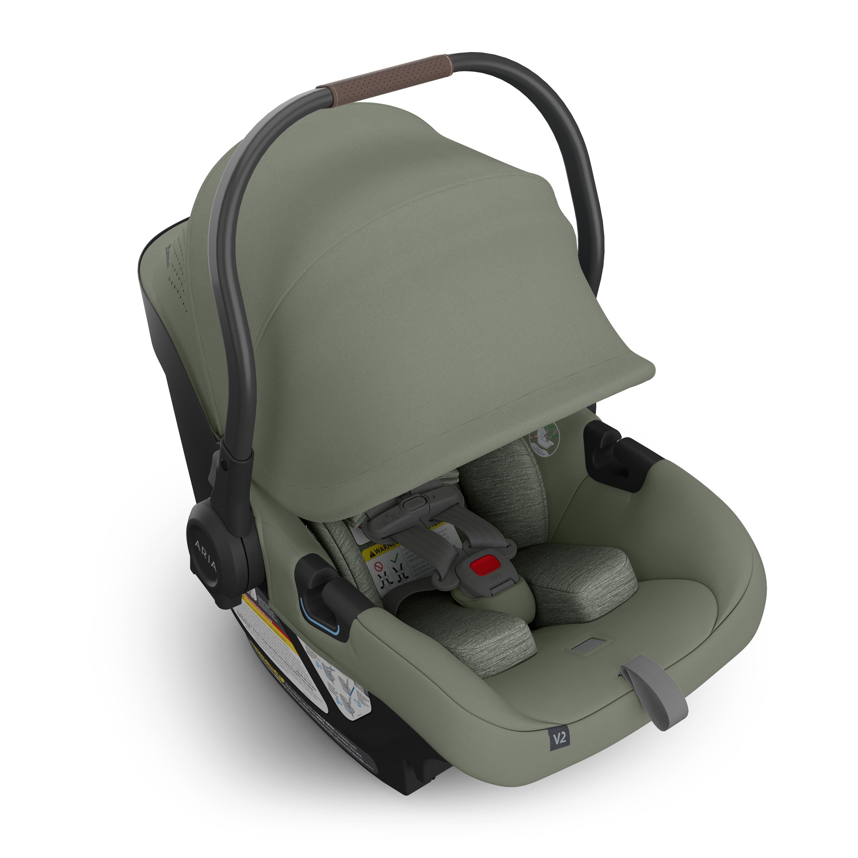 uppababy flame retardant free UPPAbaby Aria V2 Infant Car Seat - Evelyn