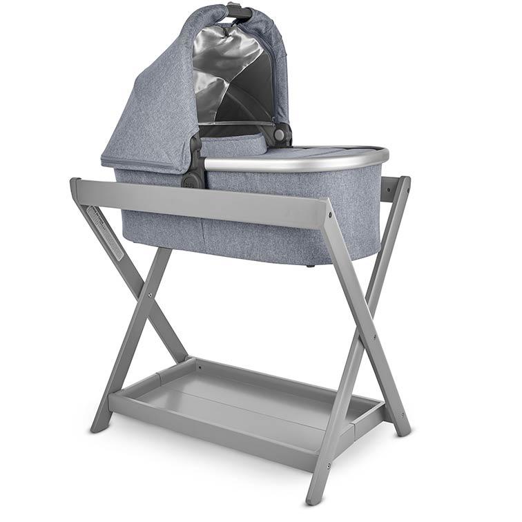 UPPAbaby - Bassinet Stand - Grey-Stroller Bassinets + Stands-Posh Baby