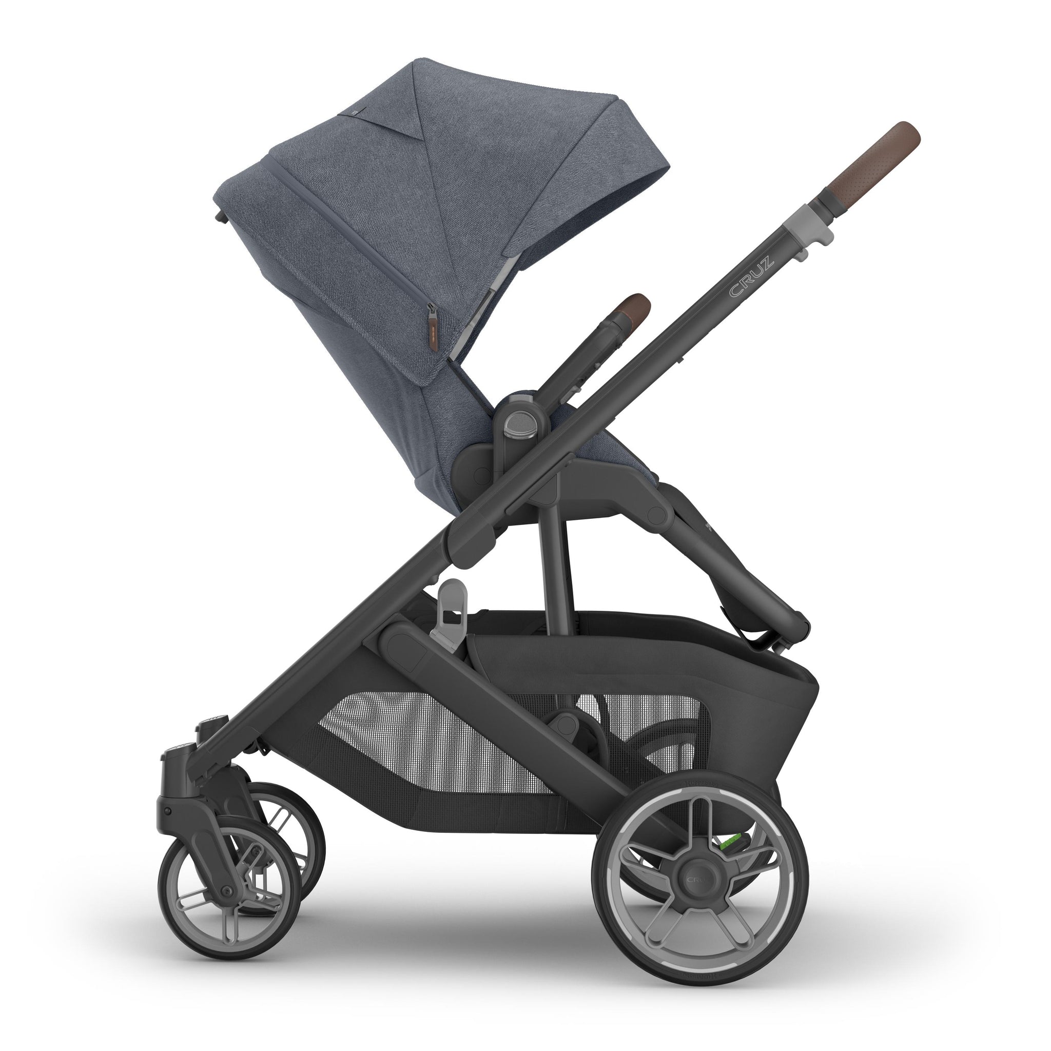 uppababy stroller set UPPAbaby Cruz V3 Stroller, Julian: Dusty Blue | Carbon Frame