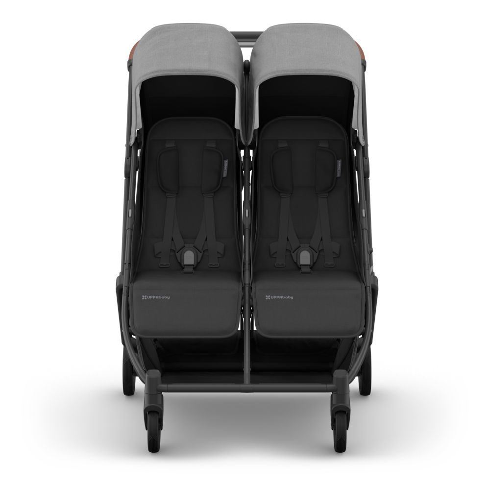 UPPAbaby - Minu Duo Stroller - Greyson-Side-by-Side Double Strollers-Posh Baby