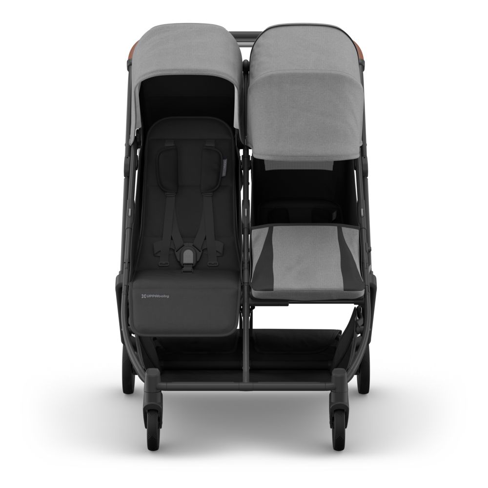 UPPAbaby - Minu Duo Stroller - Greyson-Side-by-Side Double Strollers-Posh Baby