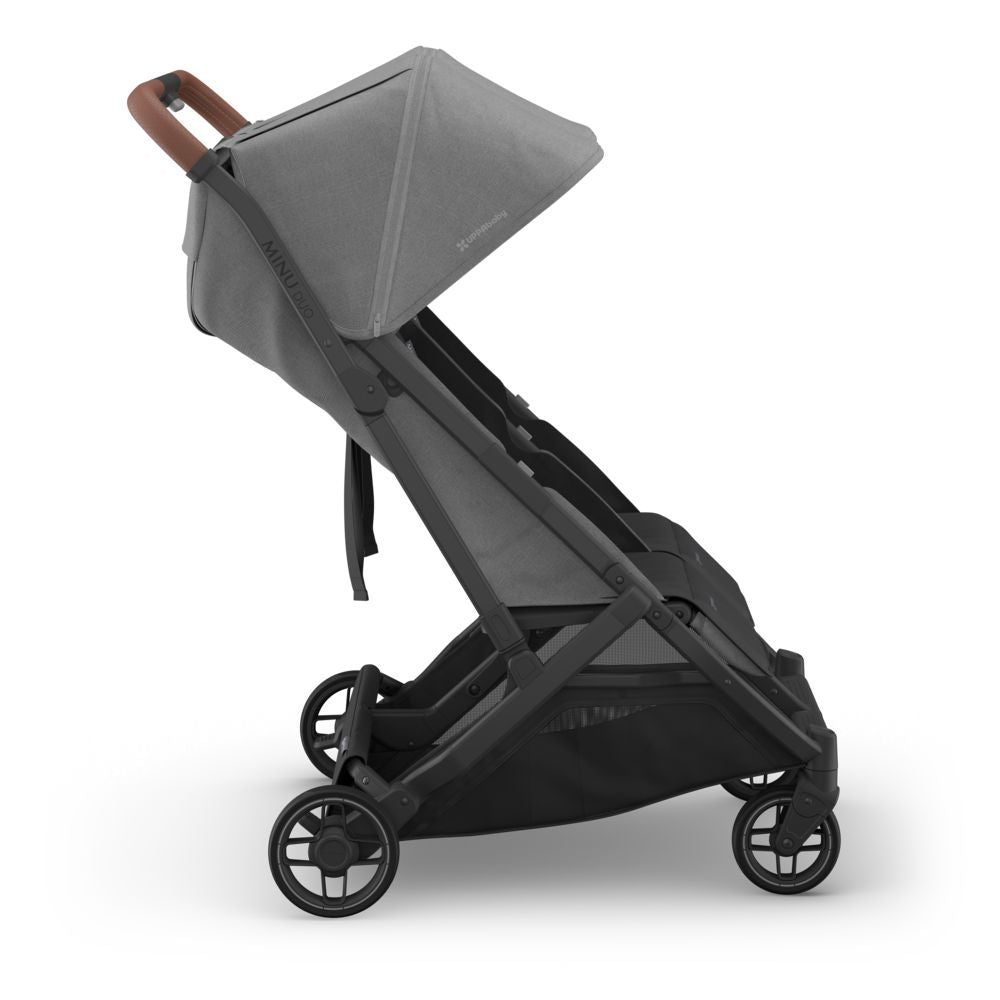 UPPAbaby - Minu Duo Stroller - Greyson-Side-by-Side Double Strollers-Posh Baby