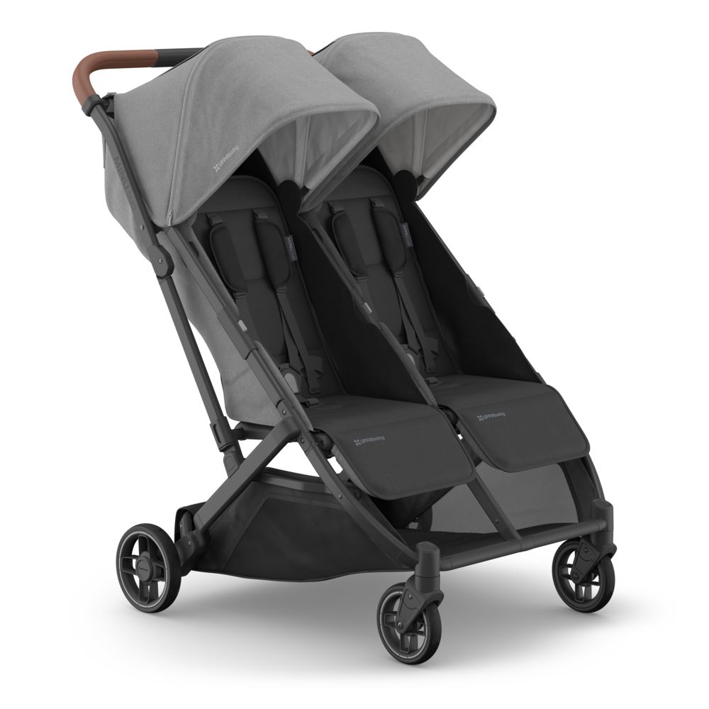 UPPAbaby - Minu Duo Stroller - Greyson-Side-by-Side Double Strollers-Posh Baby