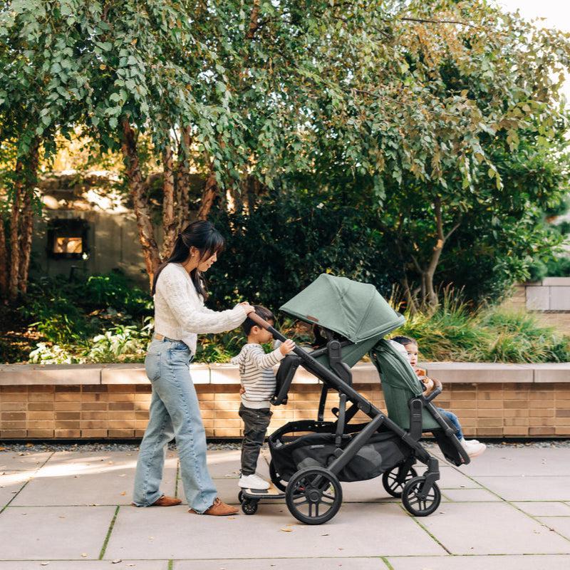 gwen uppababy UPPAbaby RumbleSeat V3 - Gwen (Green Mélange | Carbon Frame