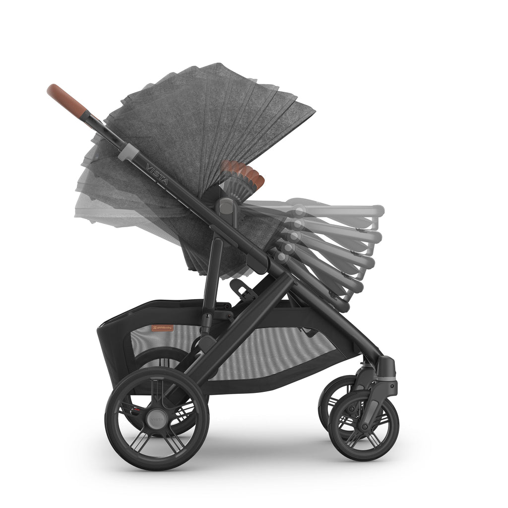 UPPAbaby - Vista Stroller V3 - Greyson-Single-to-Double Strollers-Posh Baby