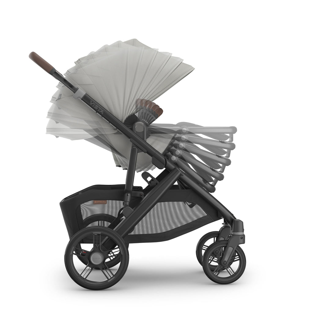 UPPAbaby - Vista Stroller V3 - Savannah-Single-to-Double Strollers-Posh Baby