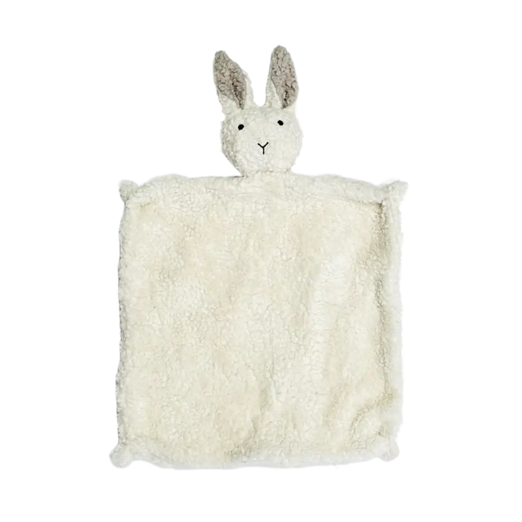 Viverano - Organic Sherpa Baby Lovey - Bunny-Lovey + Security Blankets-Posh Baby