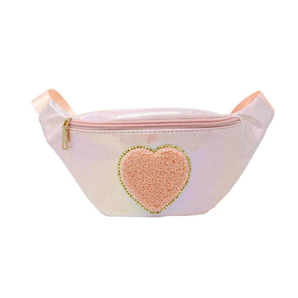 Zomi Gems - Sling Bag - Pink Shiny Heart-Kids Bags + Backpacks-Posh Baby